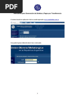 Instructivo para Generacion de Boletas y Pagos Por Transferencias Uom Boletas