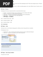 Sap Query Basics