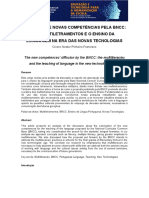 A Difusão de Novas Competências Pela BNCC Os Multiletramentos e o Ensino Da Linguagem Na Era Das Novas Tecnologias