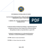 Gallardo - Evaluacion Del Plan de Reduccion de Riesgos (Salud)