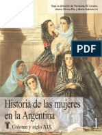 Historia de Las Mujeres en La Argentina