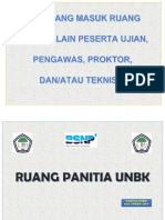 Dilarang Masuk Ruang Ujian Selain Peserta Ujian