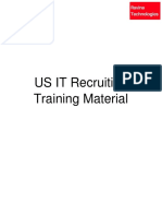 US IT Recruiting Training