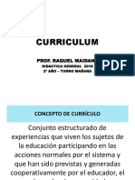 Eje 2 Curriculum 2018 Prof Raquel Maidana