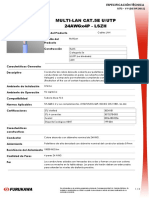 Cable Multi-Lan Cat.5e U - Utp 24awgx4p-Lszh