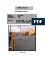 Informe Topografico Parcona