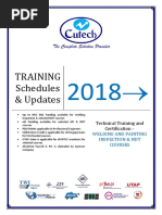 CUTECH Training Schedule 2018 R05