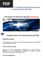 European Union - Framework Partnership Agreement For External Actions (EC-FPA)