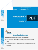 Adversarial Search: Course: Artificial Intelligence Effective Period: September 2018