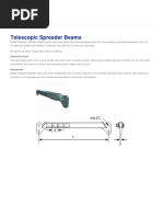 Telescopic Spreader Beams