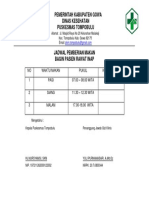 7.9.2.3 Jadwal Pemberian Makan