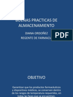 Buenas Practicas de Almacenamiento