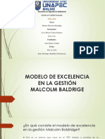 Modelo de Excelencia en La Gestion Malcolm Baldrige