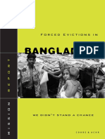 Forced Evictions in Bangladesh - We Didn't Stand A Chance-Centre On Housing Rights & Evictions (2001)