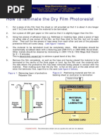 How To Laminate Dry Film Photoresist