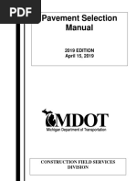 MDOT Pavement Design and Selection Manual 257723 7