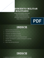 Procedimiento Militar Boliviano