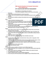 Ba5012 Security Analysis and Portfolio Management PDF