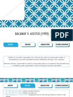 Dacanay V. Asistio (1992) : Topic: Outside The Commerce of Man