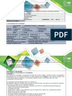 Guía de Actividades para El Dearrollo Del Componente Práctico - Salida de Campo