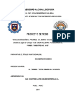 Proyecto de Tesis Evaluación Química Del Calamar Gigante en La Industria Pesquera Paita