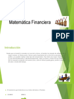 Introducción A Matemática Financiera