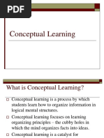 Conceptual Learning