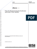 Shell Boilers - : Part 10: Requirements For Feedwater and Boiler Water Quality