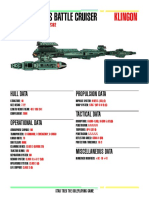 Vor'Cha-Class Battle Cruiser: Klingon