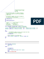 Stored Procedure: SET Ansi - Nulls ON GO SET Quoted - Identifier ON GO