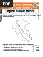 Examen Personal Social Regiones de Peru