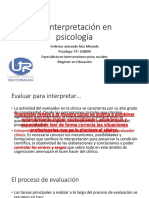 La Interpretación en Psicología