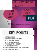 Light ASA Wave Light ASA Particl E: Arijit Paul Dept. of Physics, Midnapore College (Autonomous)