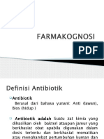 FARMAKOGNOSI Antibiotik