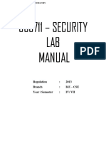 Cs6711 Security Lab Manual