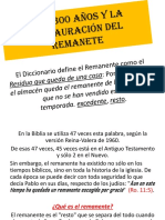 Los 2300 Años y La Restauración Del Remanente