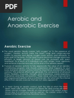 Aerobics and Anaerobic Exercise