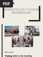 Reversibility / Disuse Progression