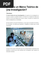 Investigación Marco Teórico