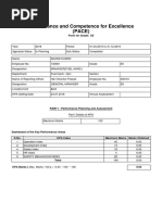 Performance and Competence For Excellence (PACE) : Form For Grade: E5