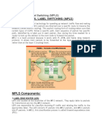 Multi Protocol Label Switching (MPLS)