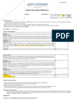 Format For Course Curriculum: Software Testing Course Level: UG