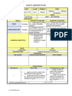 Lesson Plan Year 1 and Year 2