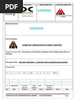 Method of Statement For Waterproofing