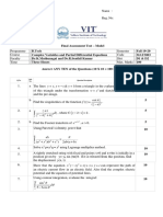 Final Assessment Test - Model: y X y X y Z W