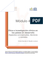 01 Etica e Investigacion Clinica en Los Paises en Desarrollo Garrafa Lorenzo