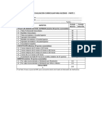 Ficha de Evaluacion Curricular para Ascenso