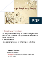 Comparative Anatomy of Respiratory System