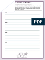 Positive Journaling Self-Help Worksheets