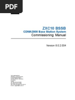 Sjzl20091753-ZXC10 BSSB (V 8.0.2.004) CDMA2000 Base Station System Commissioning Manual